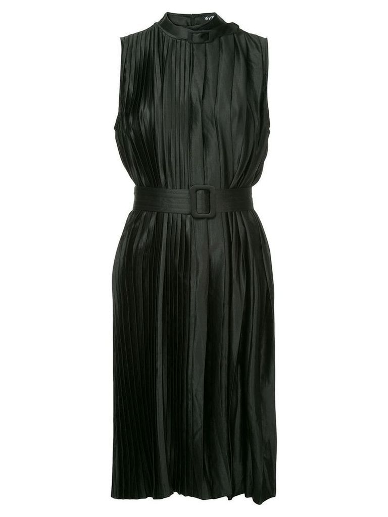 Wynn Hamlyn Ripple pleat dress - Black