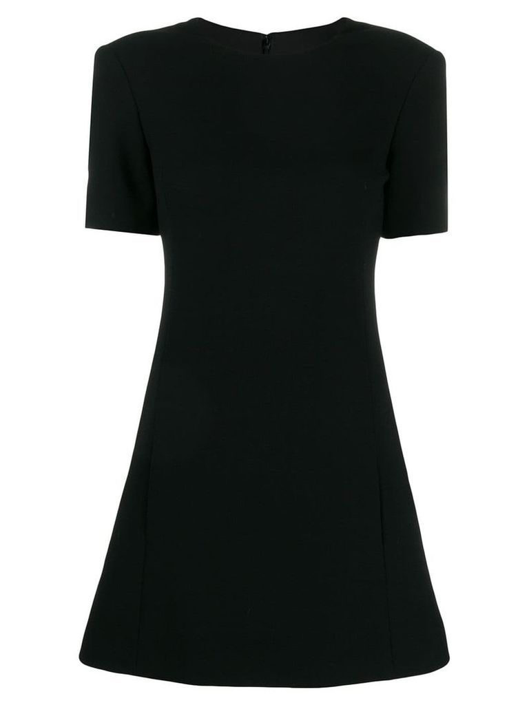 Saint Laurent flared mini dress - Black