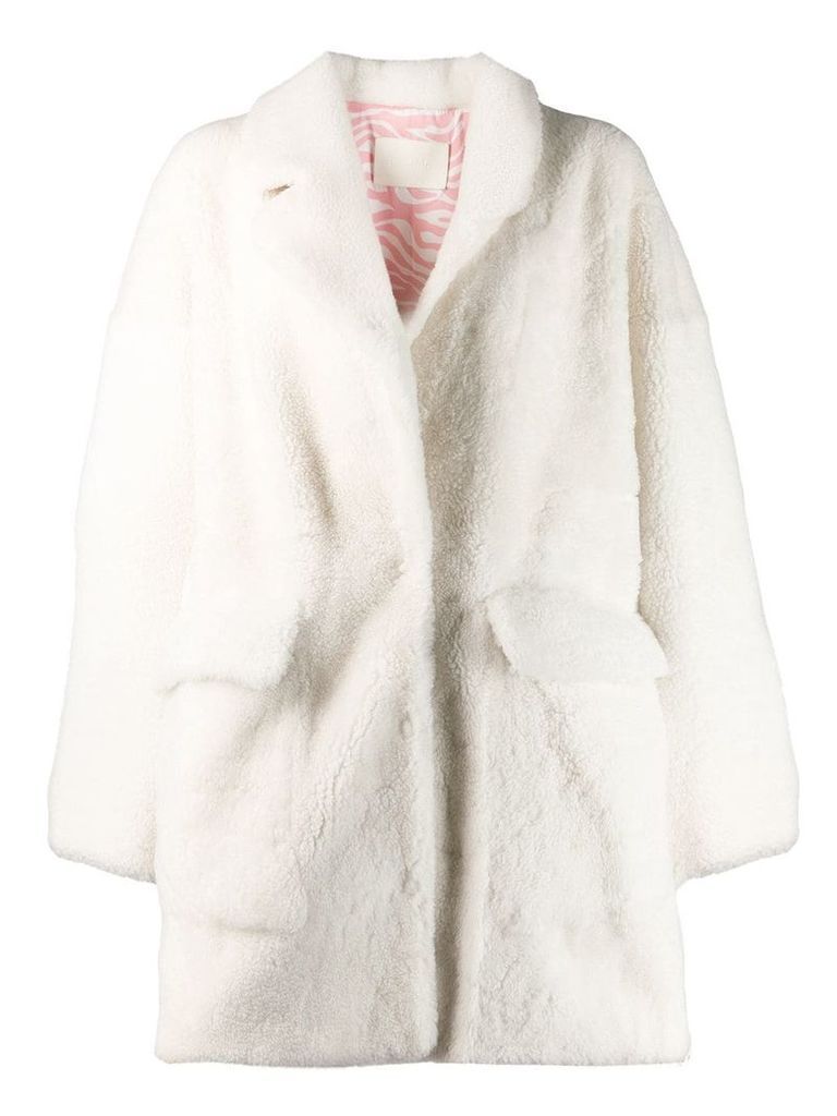 Drome cocoon coat - White