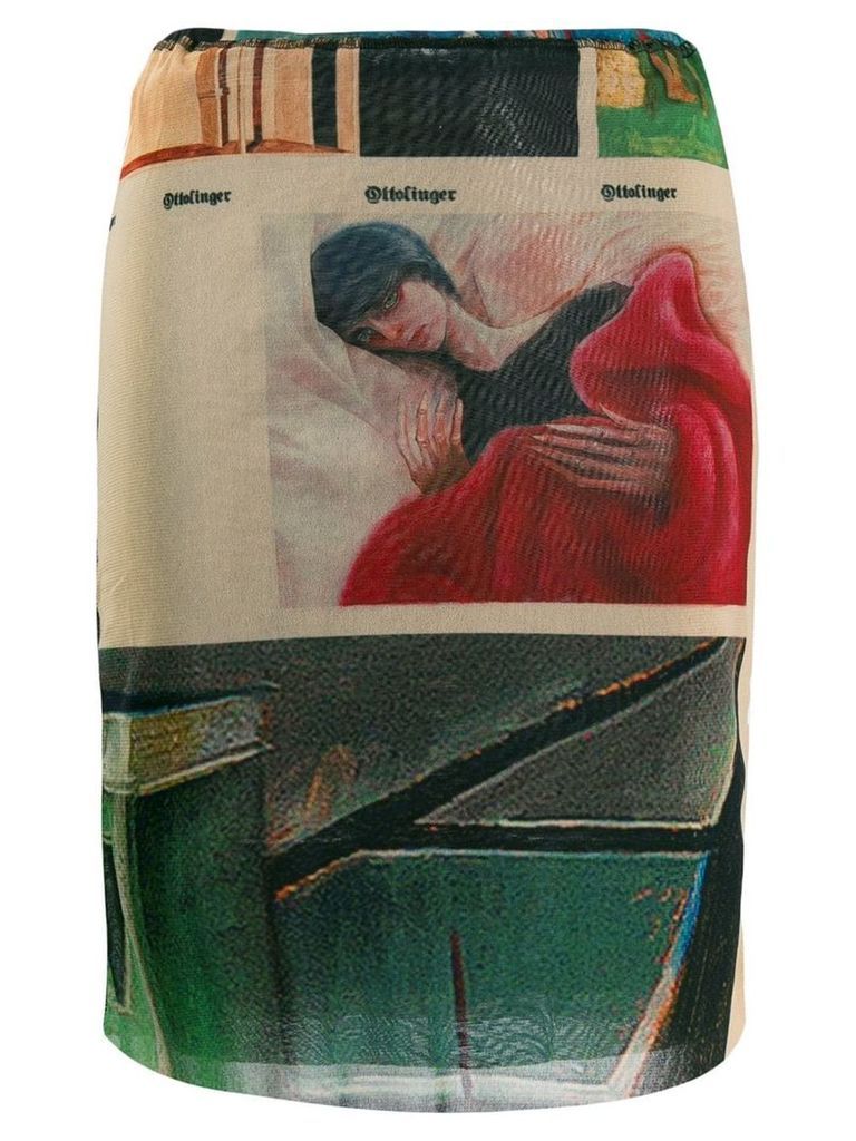 Ottolinger short mesh skirt - Brown