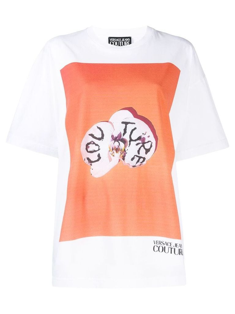 Versace Jeans Couture graphic print T-shirt - White