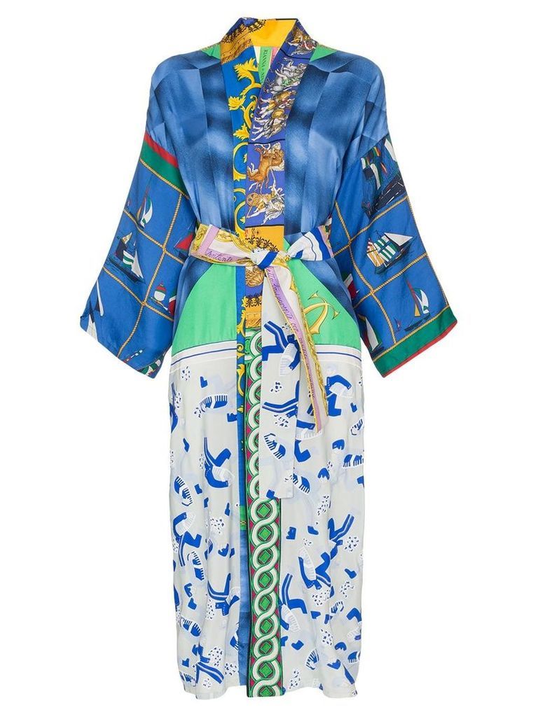 Rianna + Nina mixed print kimono - Multicolour