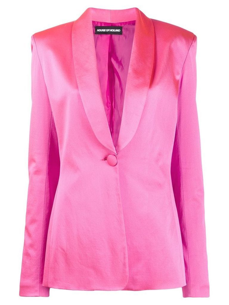House of Holland classic single-breasted blazer - PINK