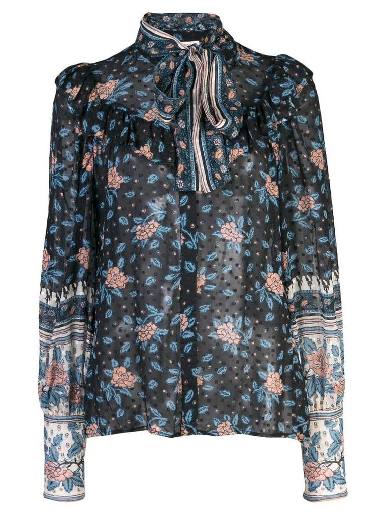Ulla Johnson floral blouse - Blue
