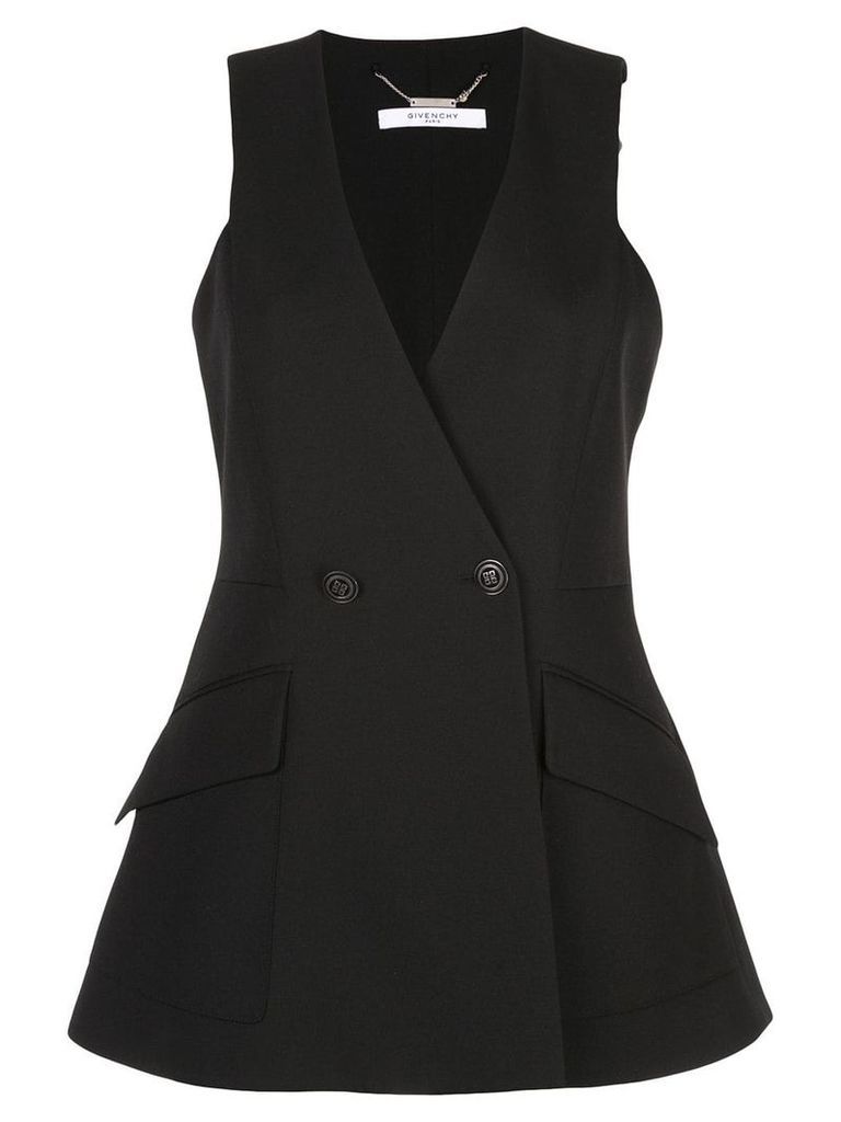 Givenchy sleeveless blazer - Black