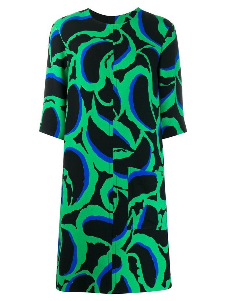 Marni abstract print dress - Green