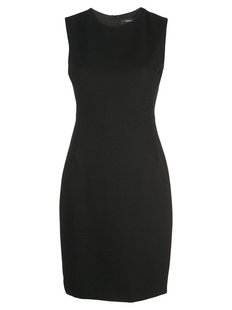 Theory fitted midi dress - Black