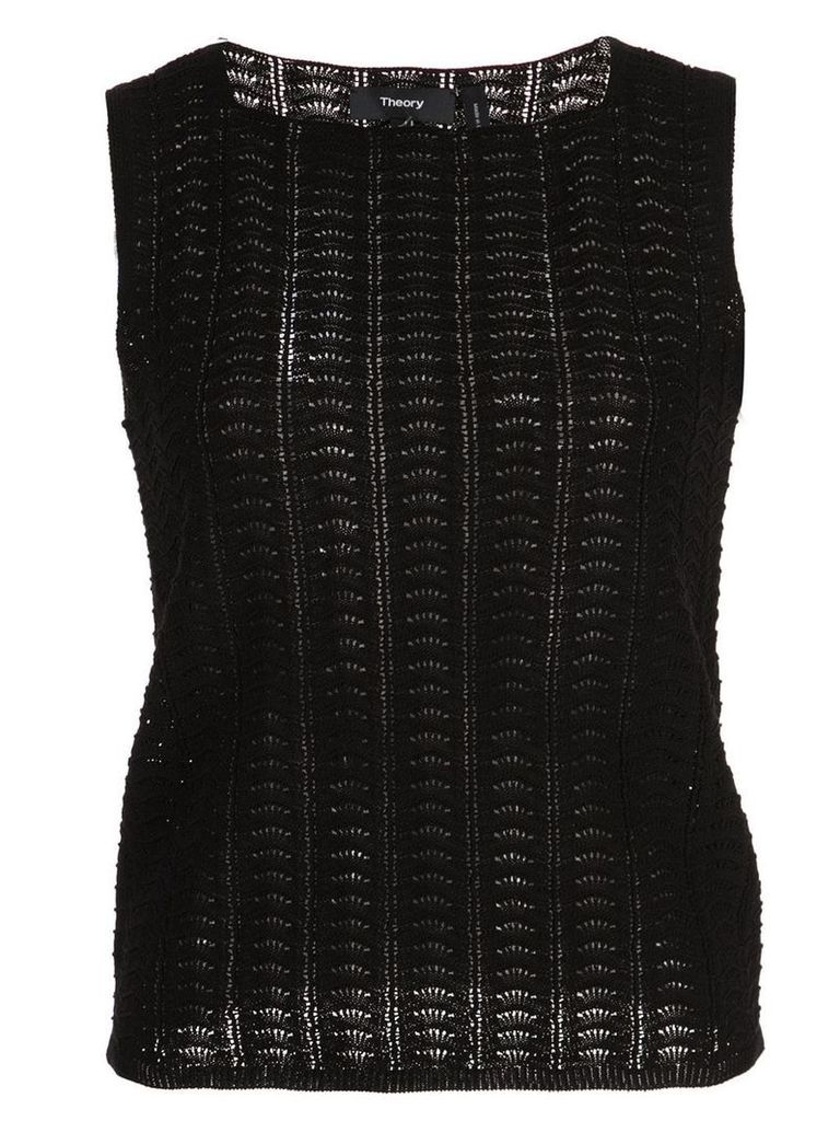 Theory sleeveless knitted top - Black
