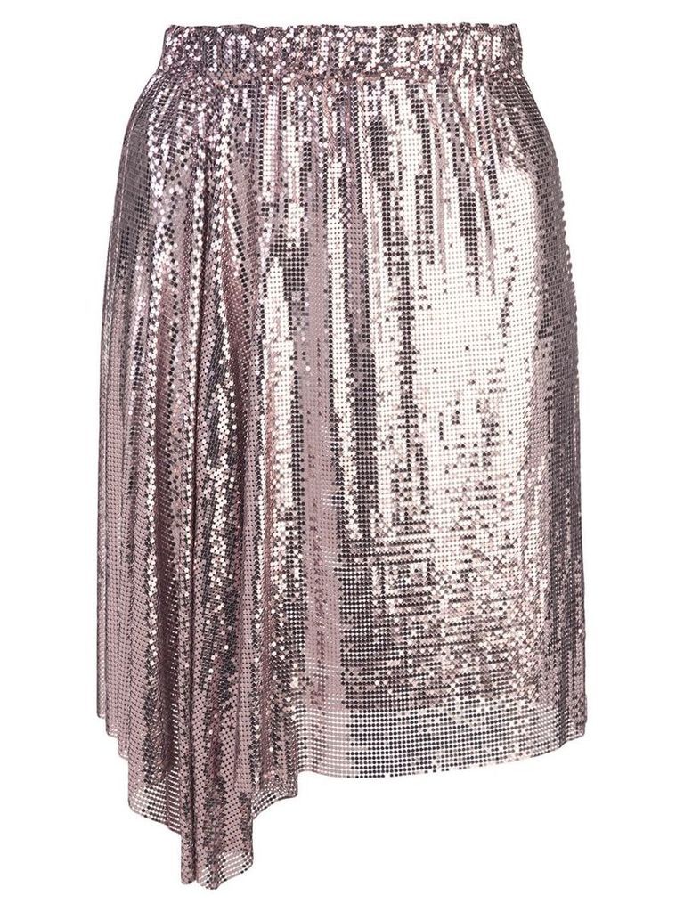 Paco Rabanne chainmail skirt - PINK