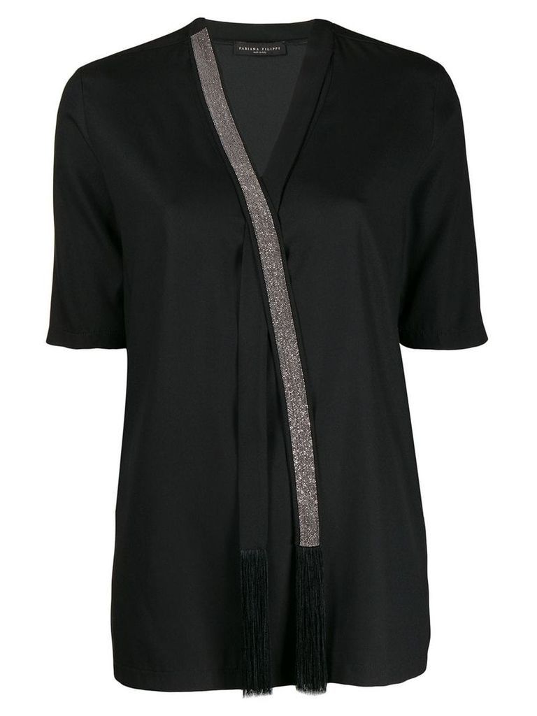 Fabiana Filippi embellished blouse - Black