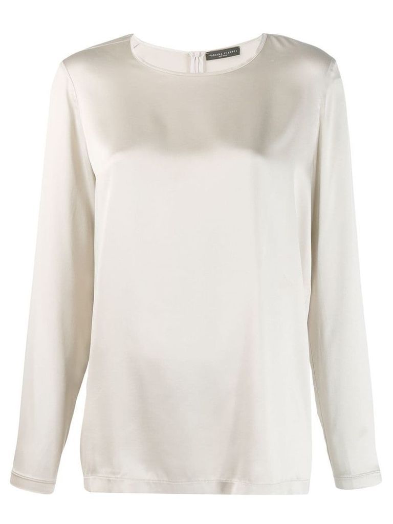 Fabiana Filippi silk blouse - NEUTRALS