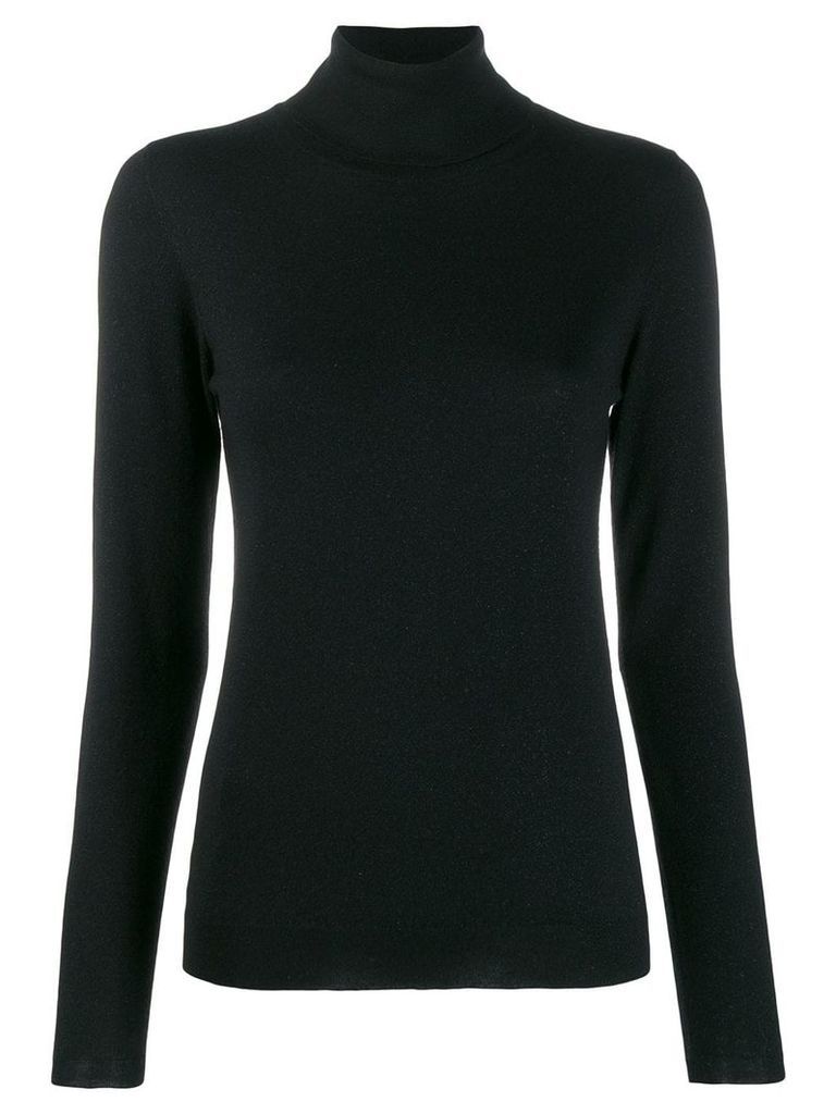 Brunello Cucinelli fitted roll-neck sweater - Black