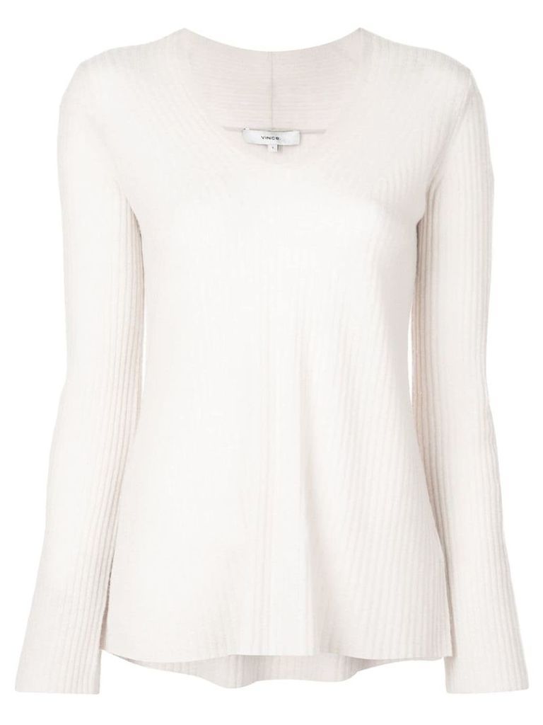 Vince slouch knitted top - Neutrals