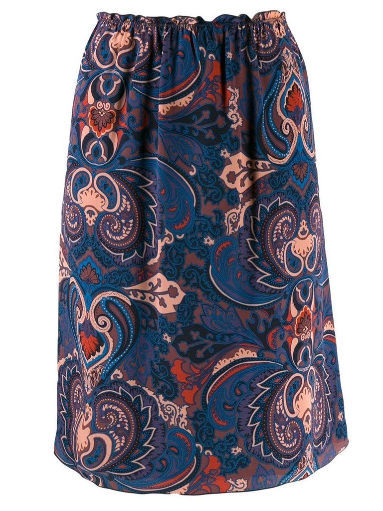 See By Chloé Persian print skirt - Blue