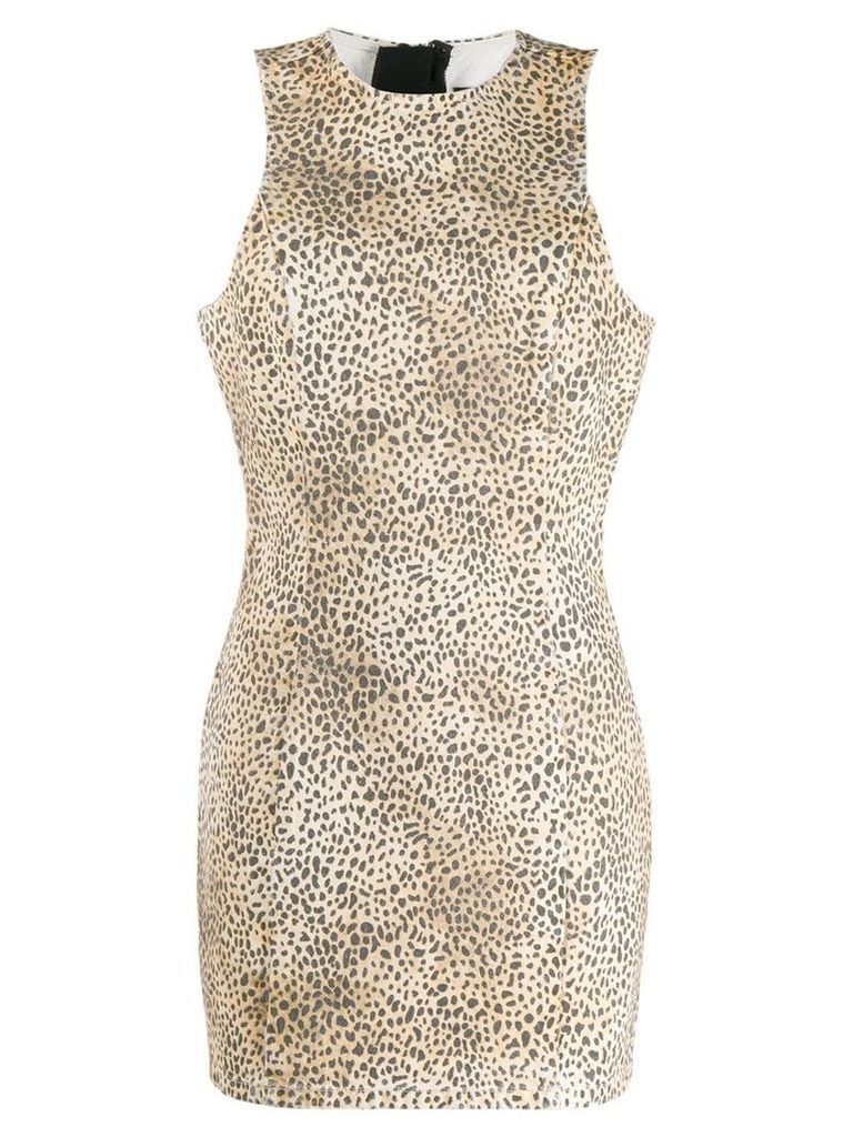 Alexander Wang cheetah print dress - Brown