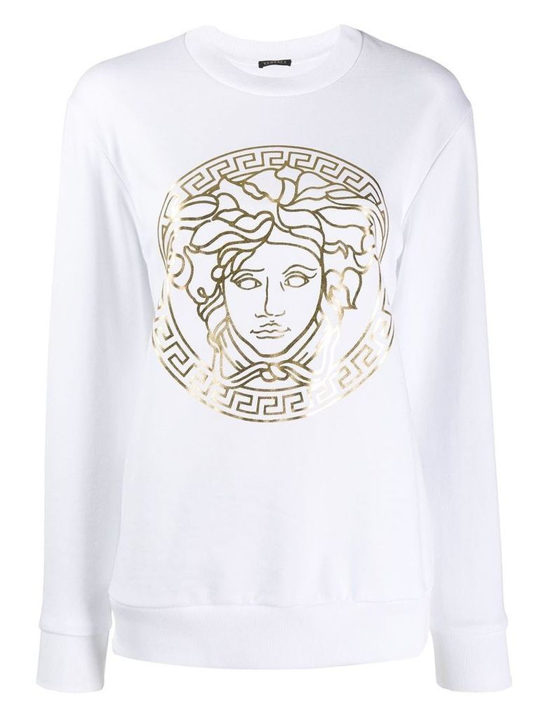 Versace Medusa head sweatshirt - White