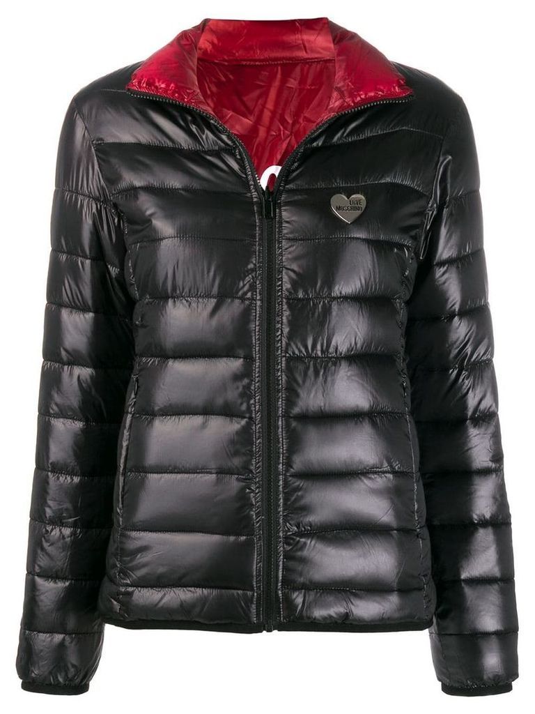 Love Moschino Giubbino reversible padded jacket - Black