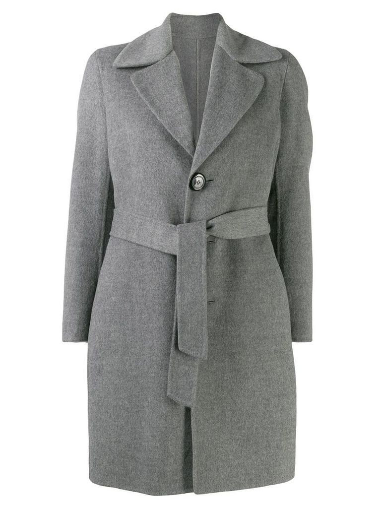 Dsquared2 single-breasted belted coat - Grey