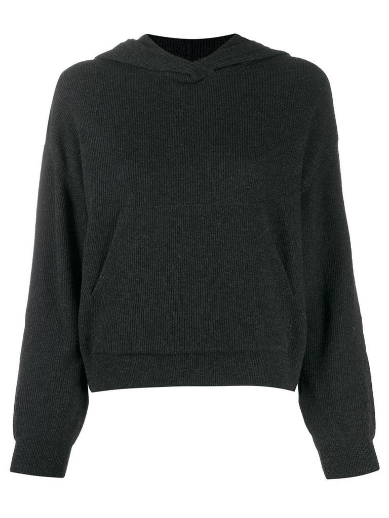 Nanushka Mog knit hoodie - Grey