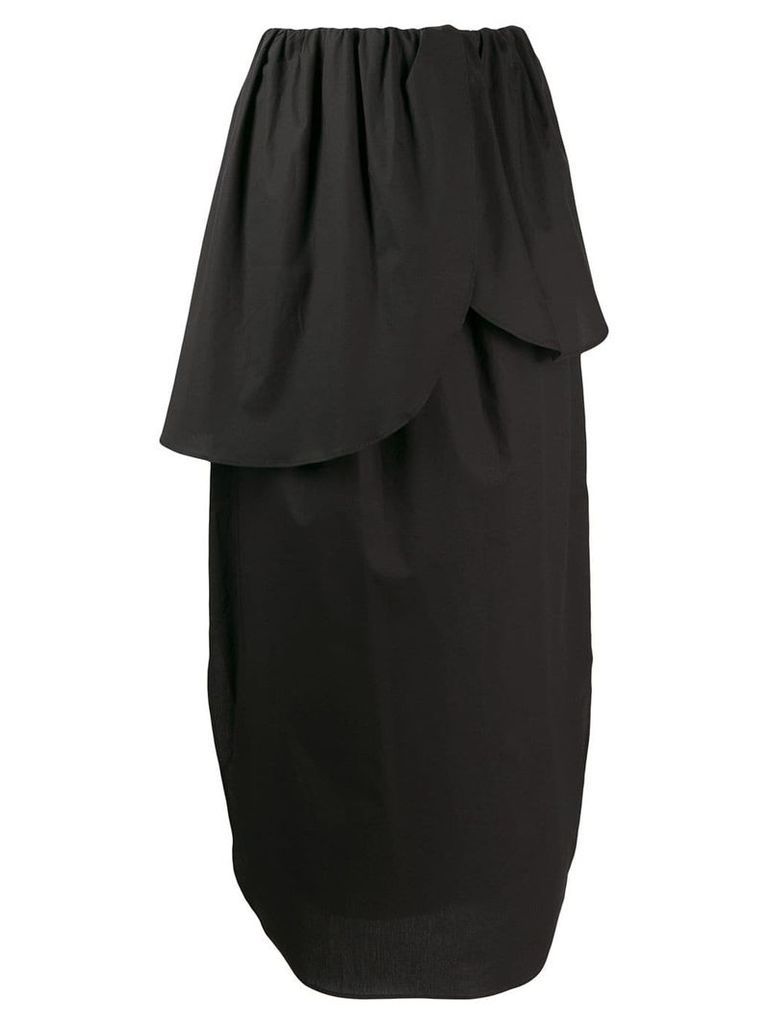 Enföld layered column skirt - Black