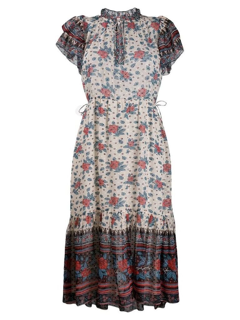 Ulla Johnson floral flared dress