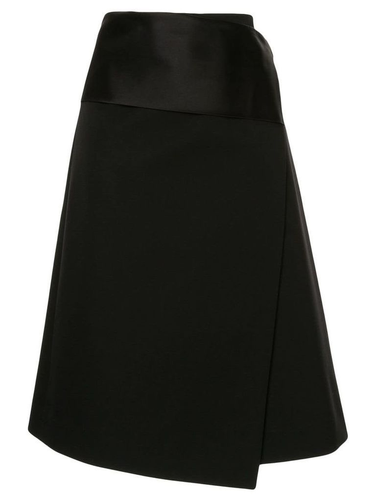 Helmut Lang Tuxedo wrap skirt - Black