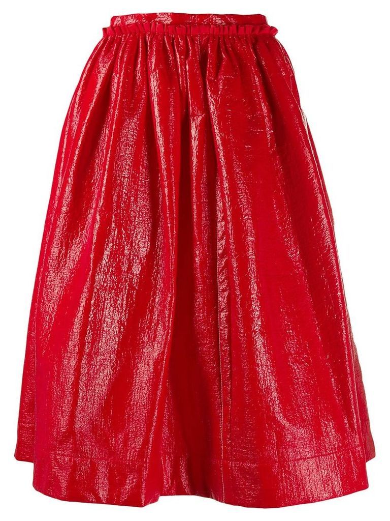 Marni full pleated skirt - Red