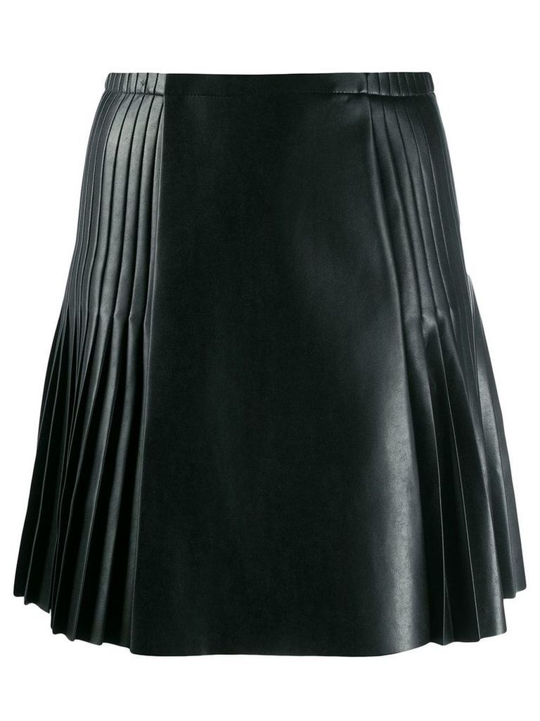 Ermanno Scervino panelled pleated skirt - Black