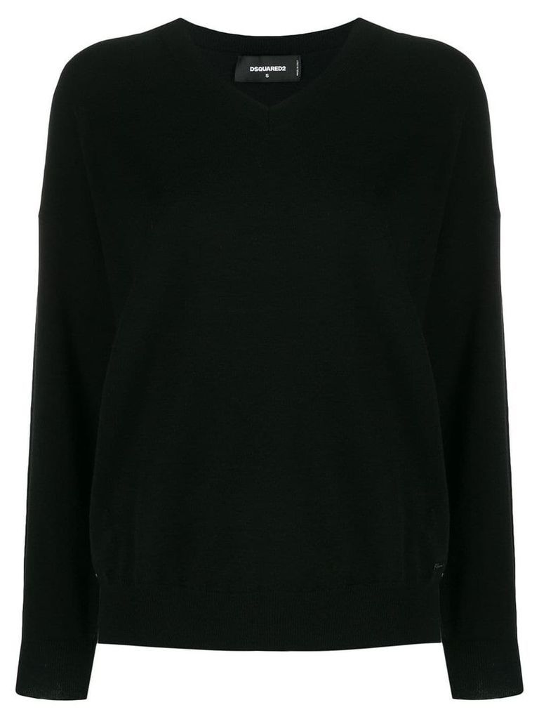Dsquared2 v-neck sweater - Black