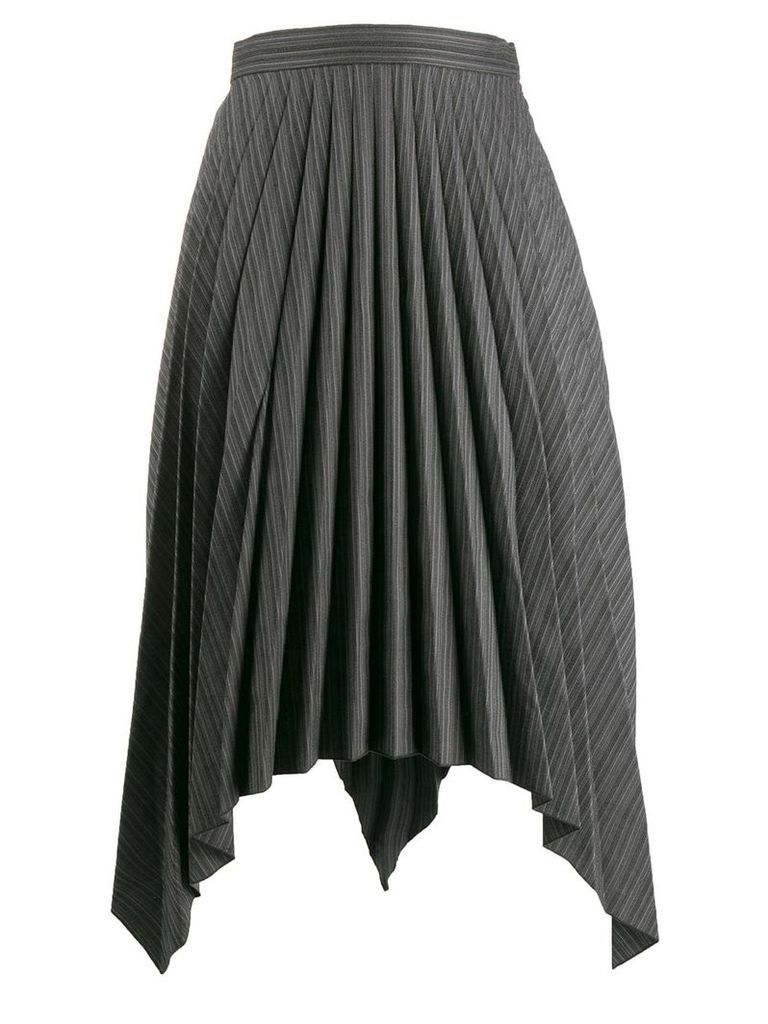 Acne Studios asymmetrical handkerchief skirt - Black