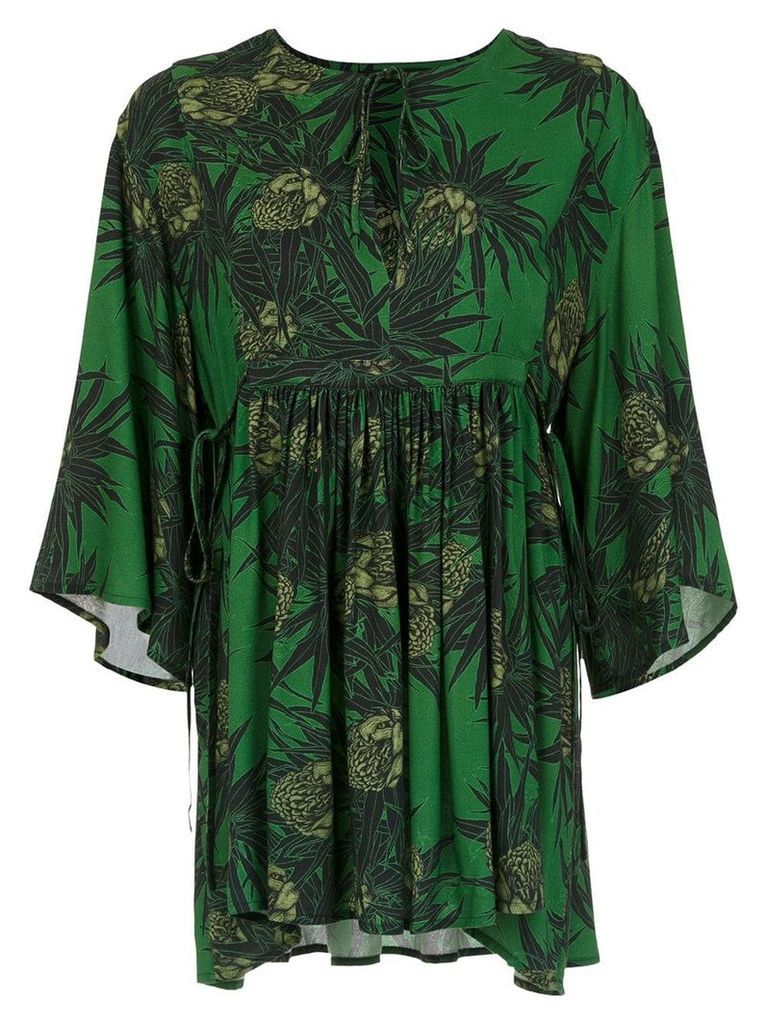 Andrea Marques printed blouse - Green