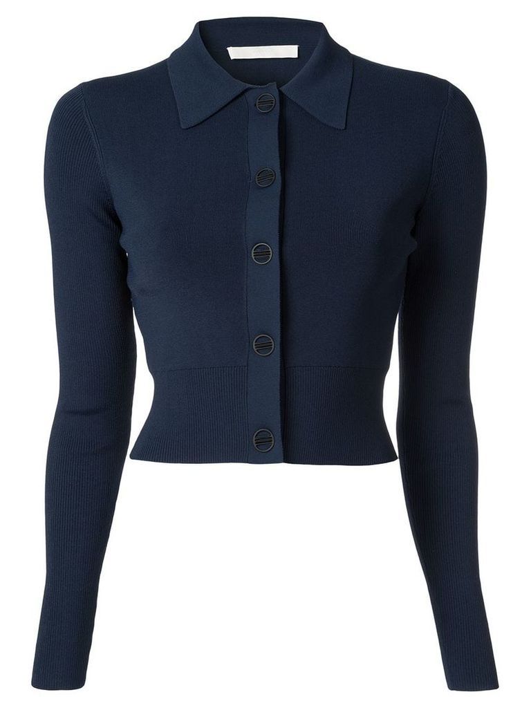 Dion Lee cropped cardigan - Blue