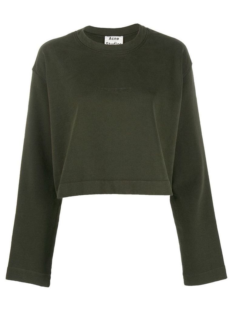 Acne Studios Odice Emboss sweatshirt - Green