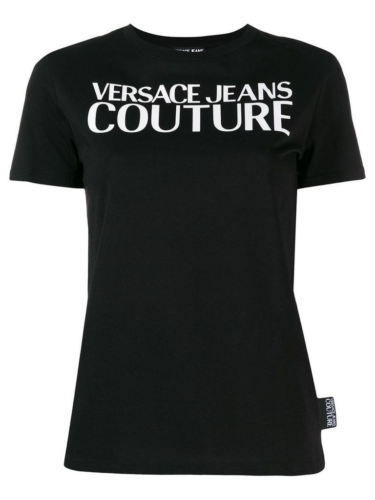 Versace Jeans Couture logo print T-shirt - Black