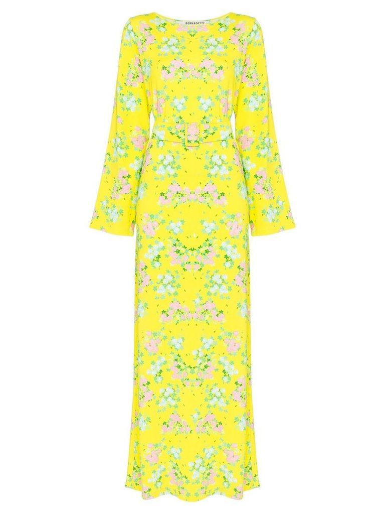 Bernadette Monica floral print maxi dress - Yellow