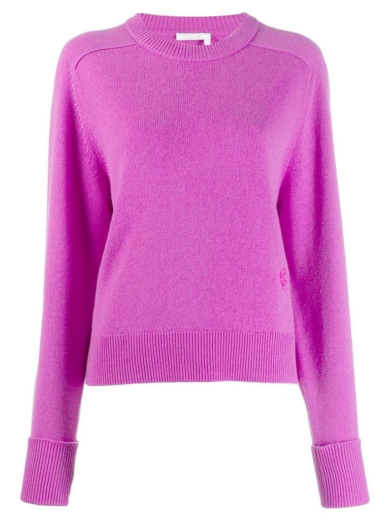 Chloé cashmere knitted jumper - PURPLE