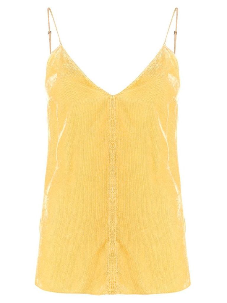 Forte Forte ribbed camisole top - Yellow