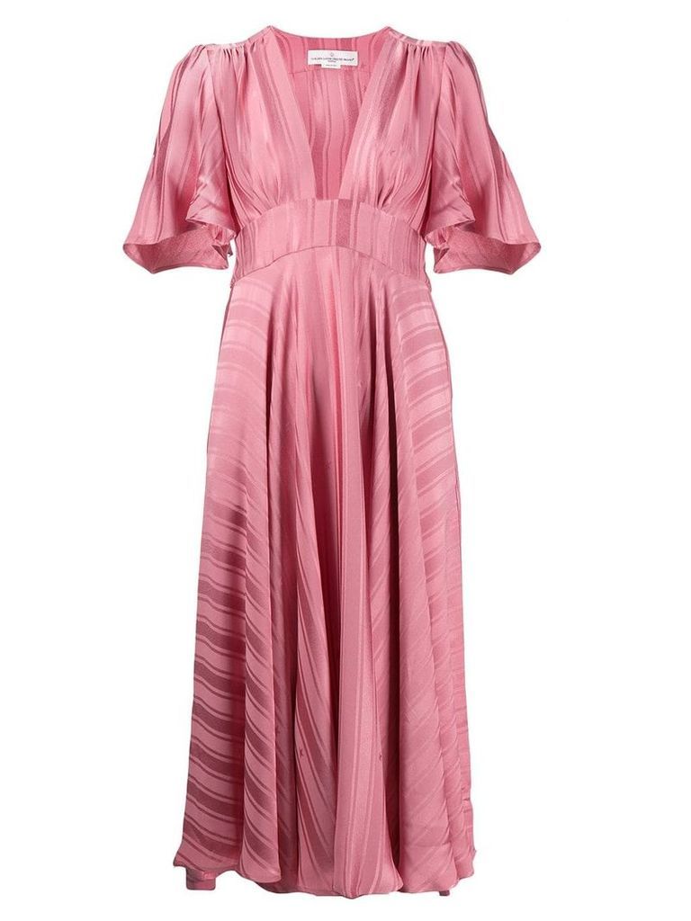 Golden Goose ruffled empire line dress - Pink