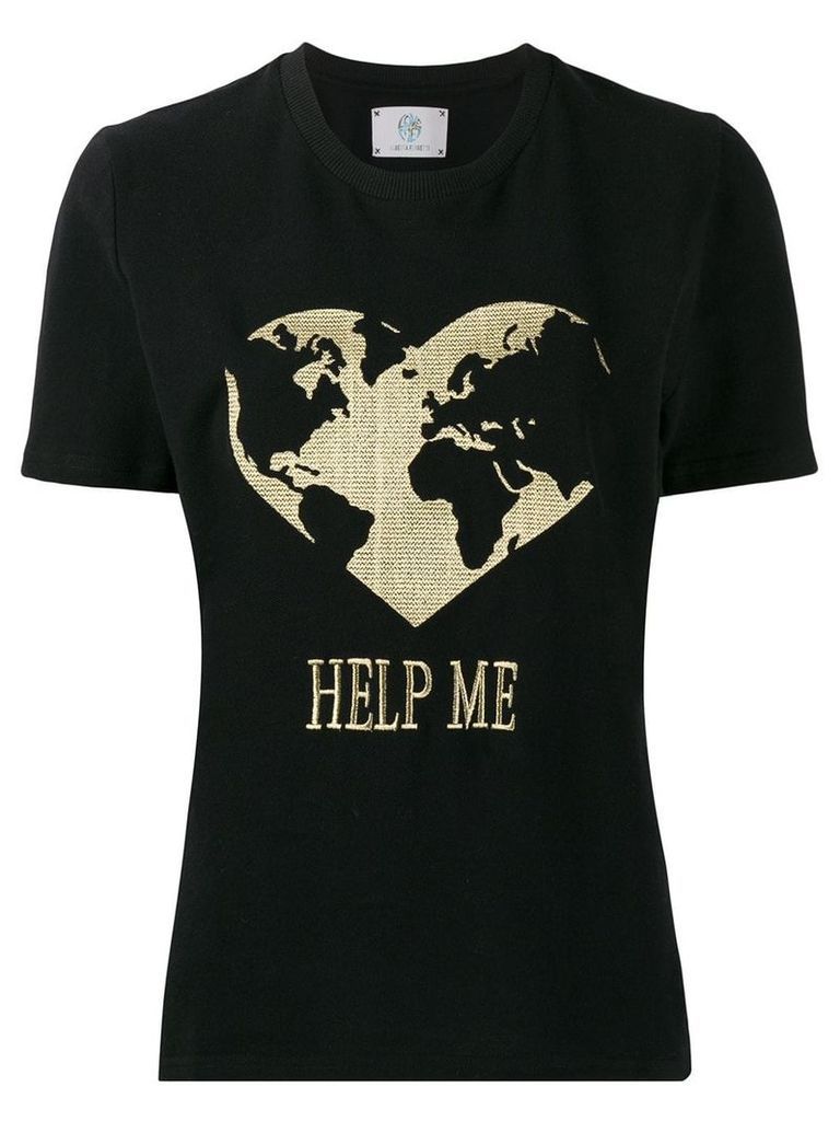 Alberta Ferretti Help Me T-shirt - Black