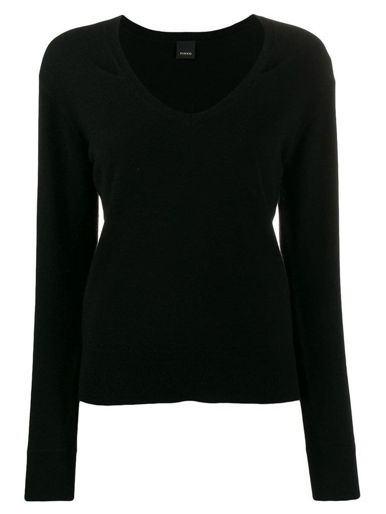 Pinko long sleeved pullover - Black