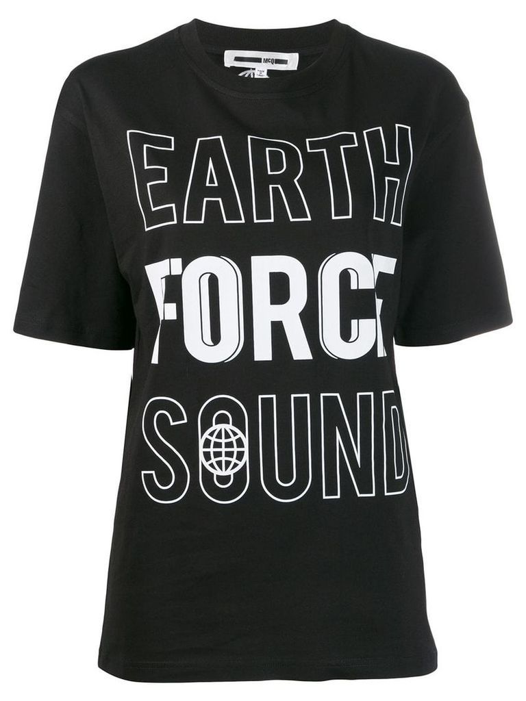 McQ Alexander McQueen Earth Force Sound T-shirt - Black