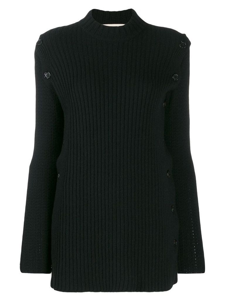 Marni side slit sweater - Black