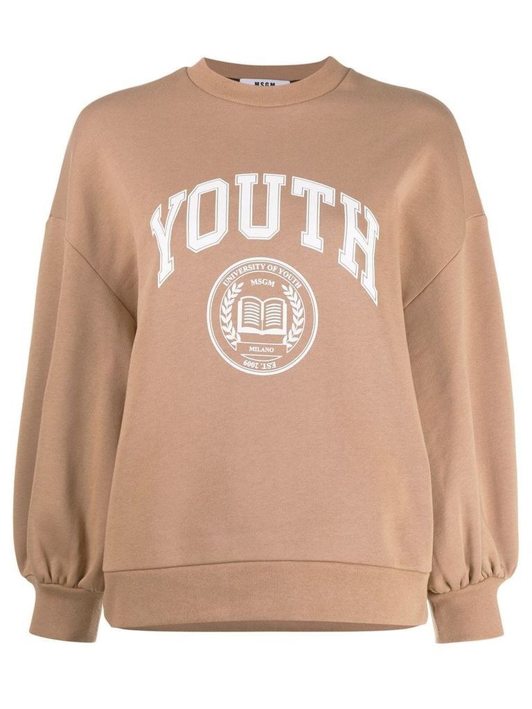 MSGM Youth sweatshirt - Neutrals