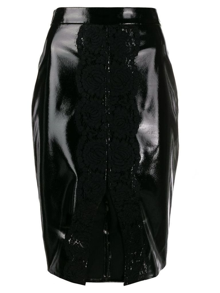Pinko lace detail skirt - Black