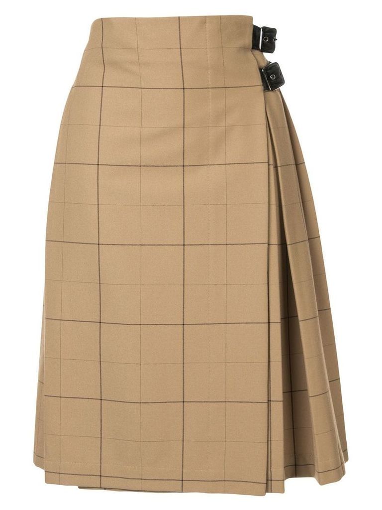 Macgraw Commentary kilted skirt - Brown