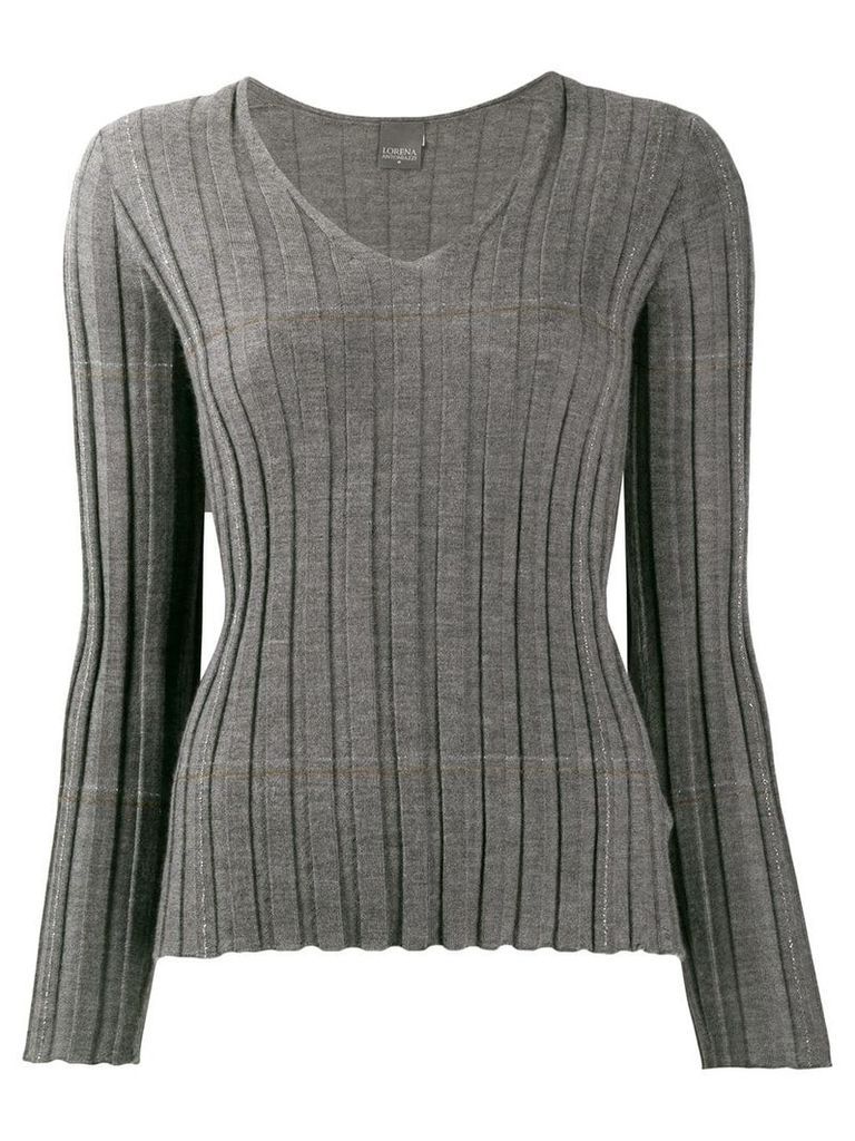 Lorena Antoniazzi v-neck cashmere sweater - Grey