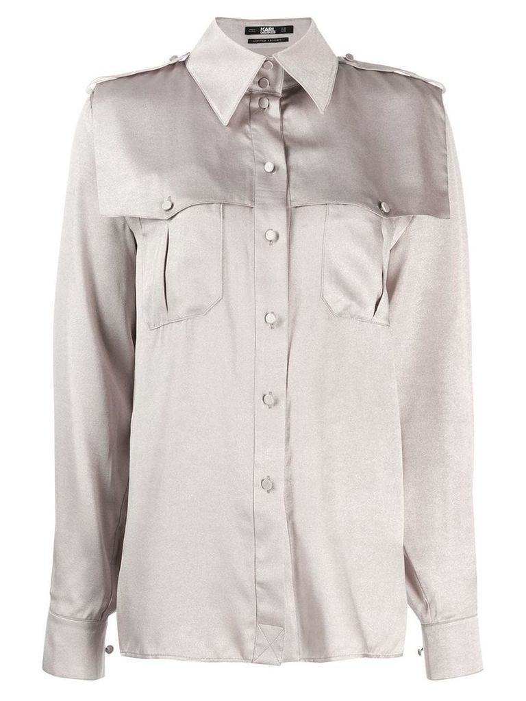 Karl Lagerfeld Karl Armour shirt - Grey