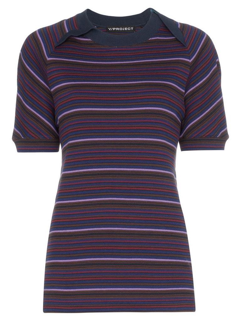 Y/Project striped T-shirt - Multicolour
