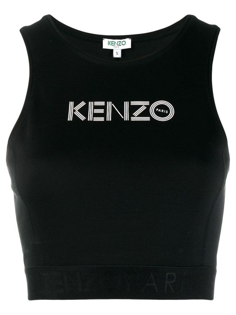 Kenzo logo tank top - Black