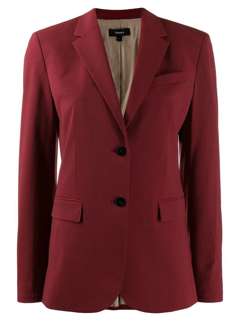 Theory classic fitted blazer - Red
